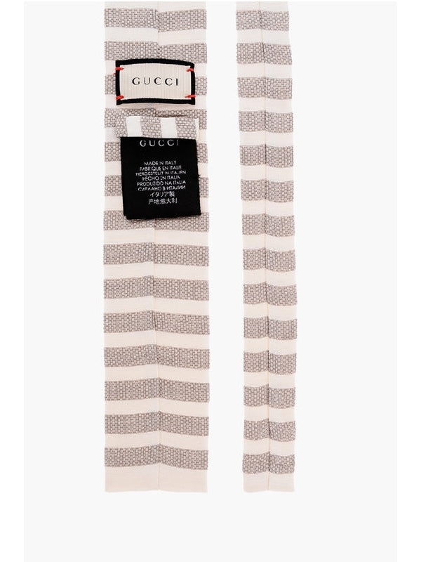 Stripe Square Necktie