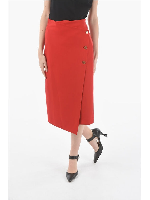 Solid Color GISPSY Wrap Skirt Skirts - jentestore_global