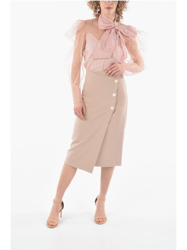 Solid Color GIPSY Wrap Skirt Skirts - jentestore_global