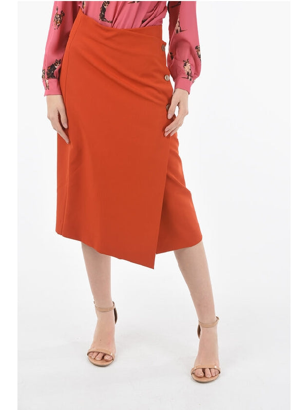 Solid Color GIPSY Wrap Skirt Skirts - jentestore_global