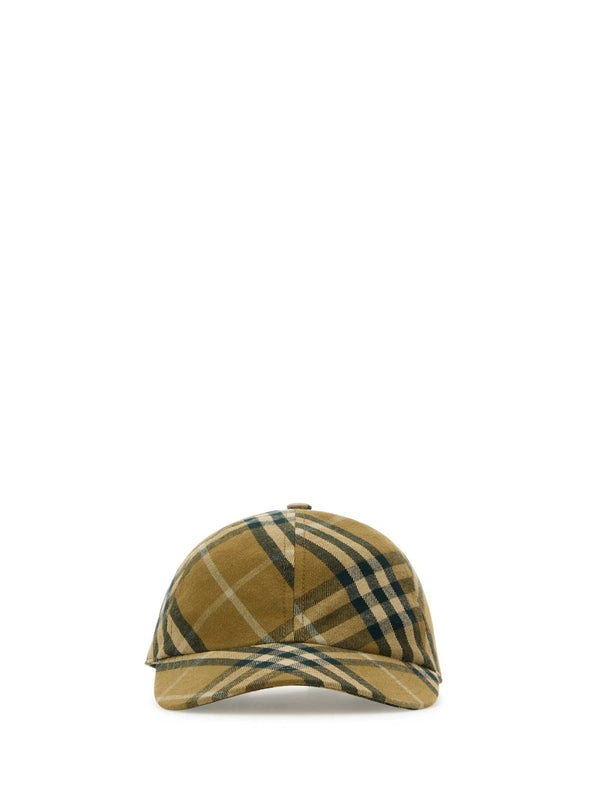 Check Pattern Ball Cap