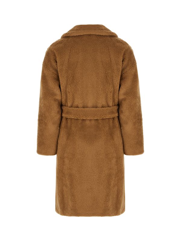 Emmy Belted Shearling Coat