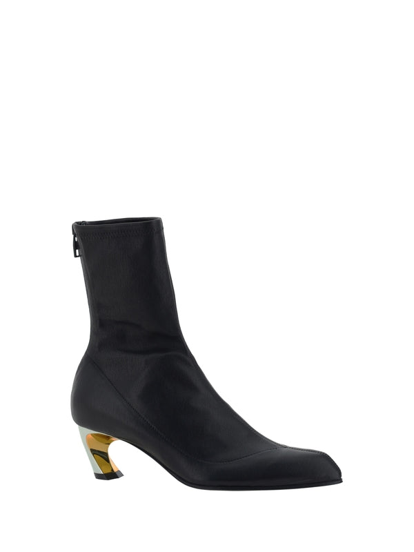 Armadillo Leather Ankle Boots