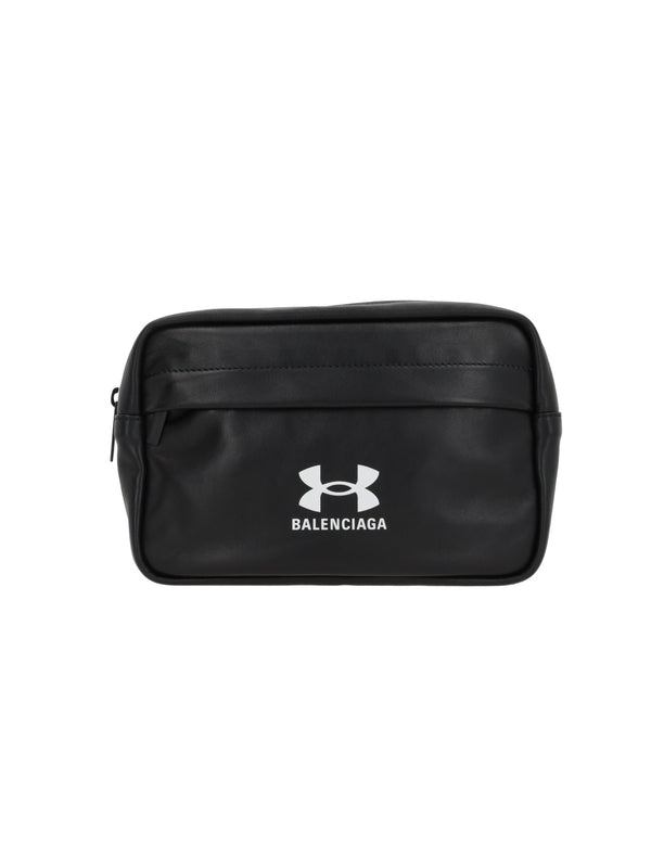 Under Armour Logo Printing
  Leather Pouch Bag