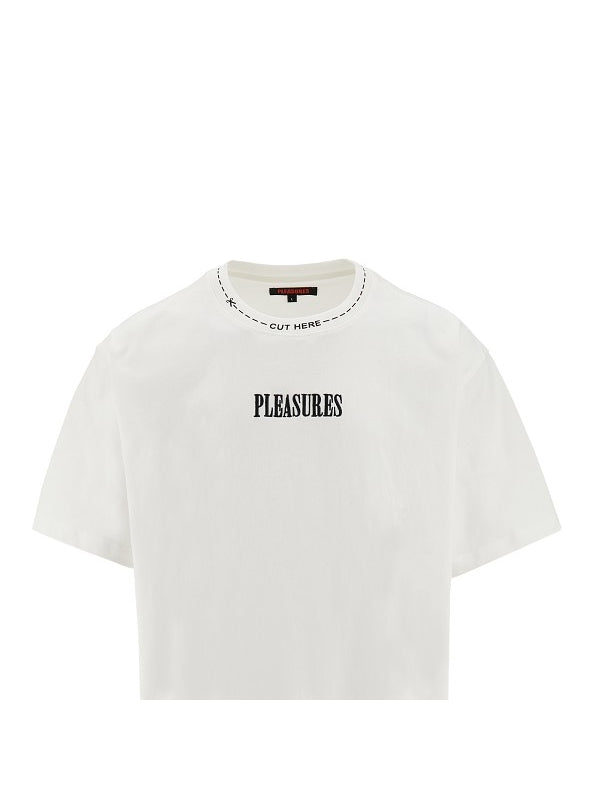 Pleasures White Short Sleeve T-Shirt