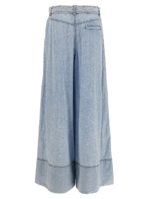 Belt Wide
  Denim Pants