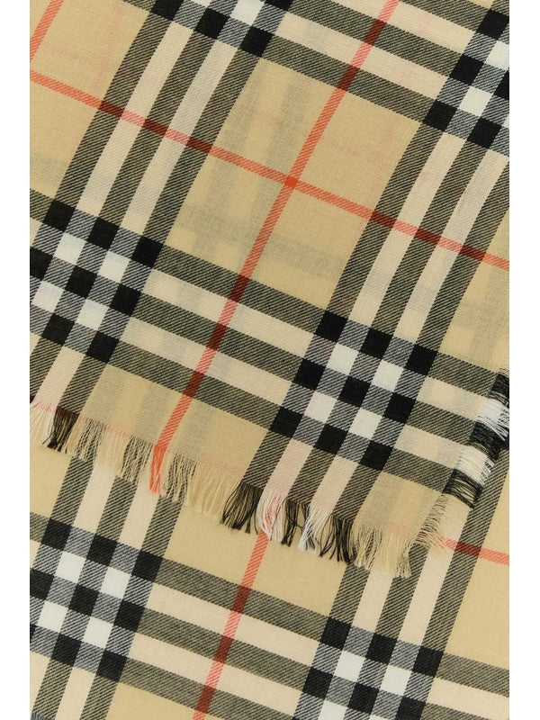 Vintage Check Cashmere Silk
  Scarf