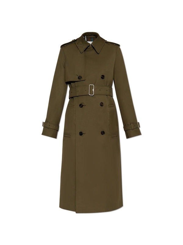 Belt Detail Cotton Trench Coat