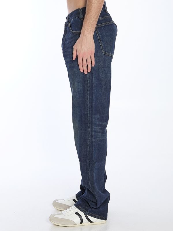 Curt Logo Label Denim Pants