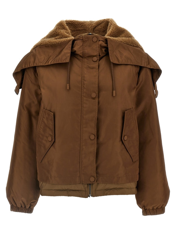 Agora Shawl
  Collar Nylon Jacket