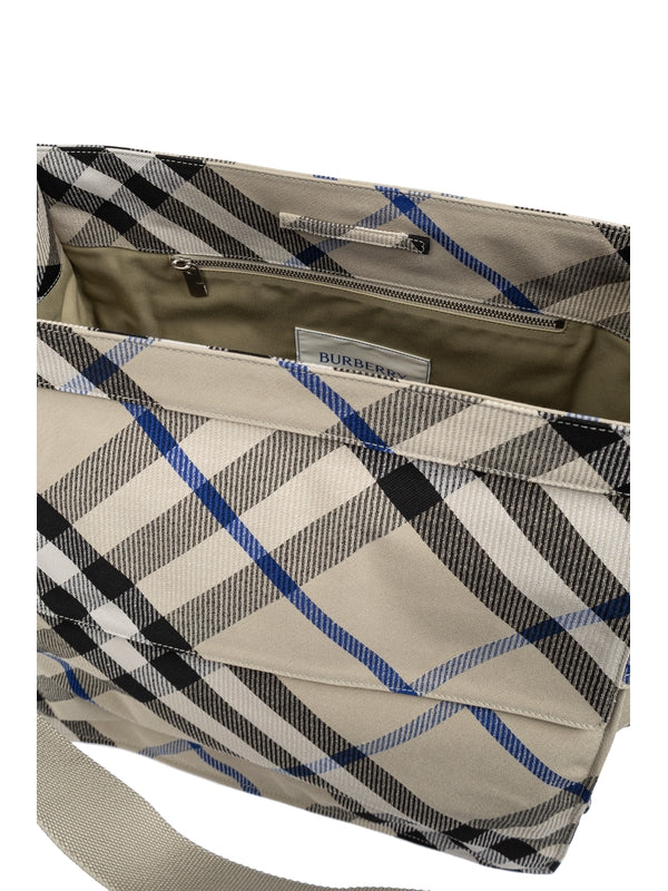 Trench Check Pattern Medium
  Tote Bag