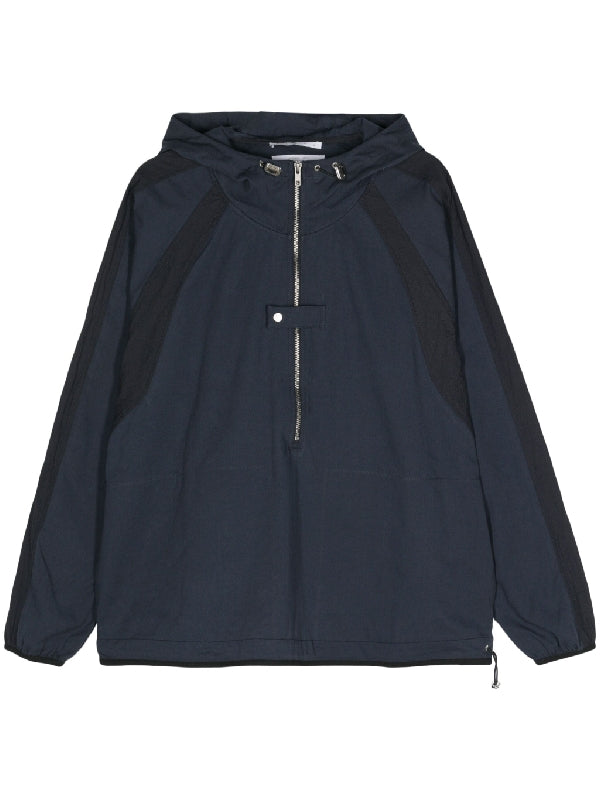 Half-Zip Hooded Anorak Jacket