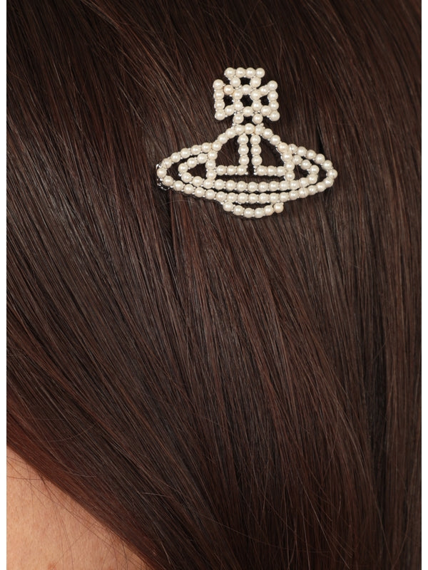 Orb Logo Pearl Hair Pin