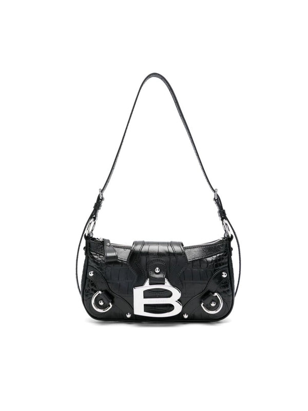 BALENCIAGA - Balenciaga Essex Small Black Crossbody & Shoulder Bags - Jente