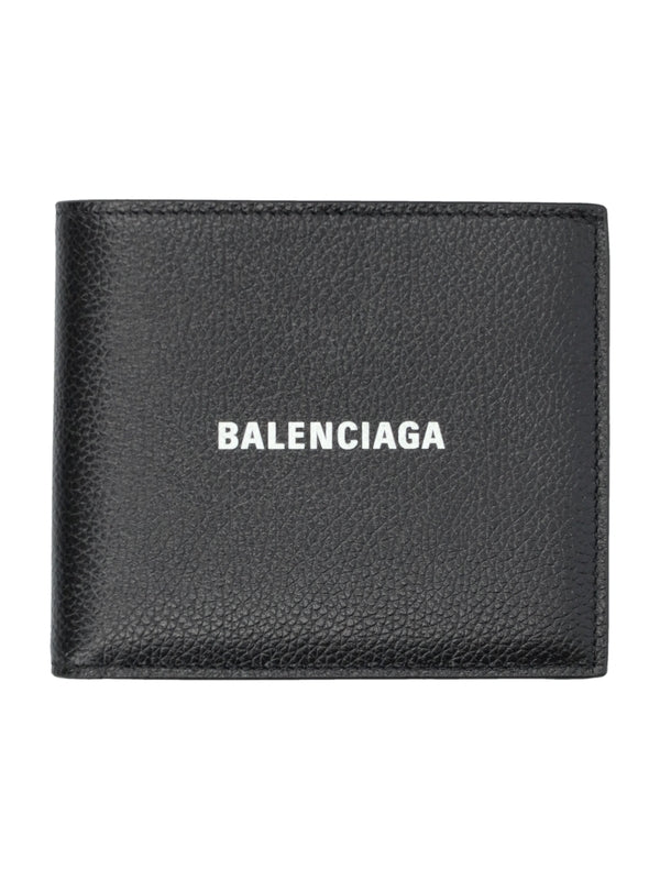 Cash Logo Leather Wallet