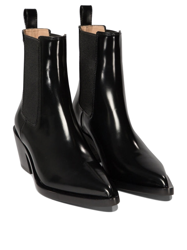 Wylie Leather Ankle Boots