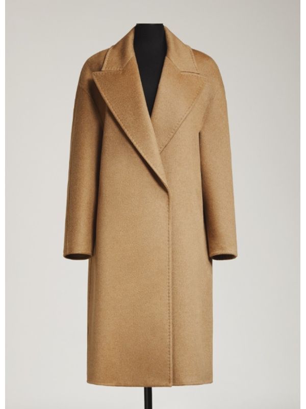 VALLE Belt Cashmere Robe Coat