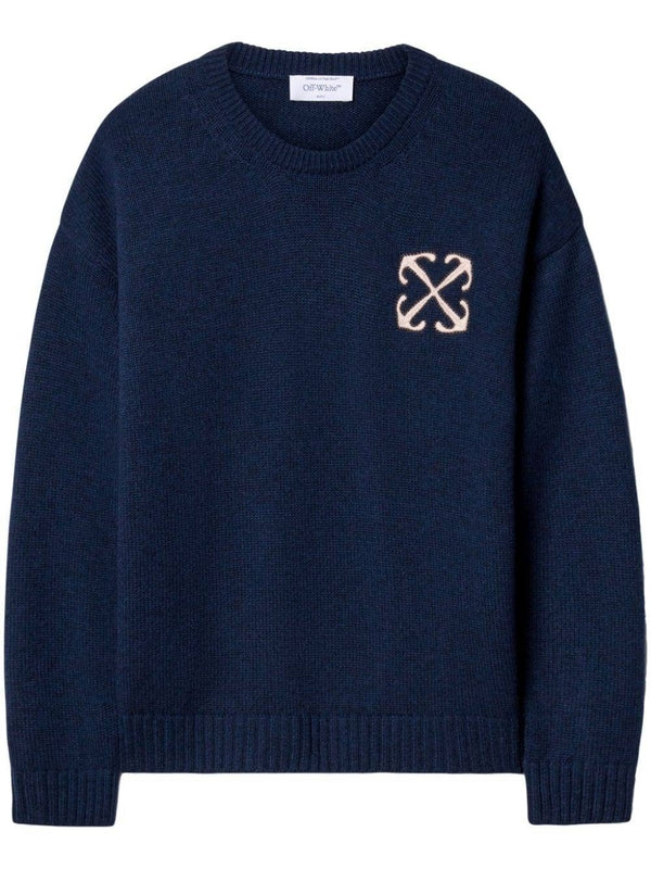 Arrow Logo Cashmere Wool Knit