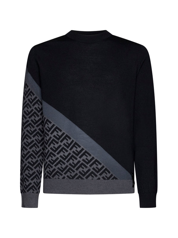 FF Logo Jacquard Knit