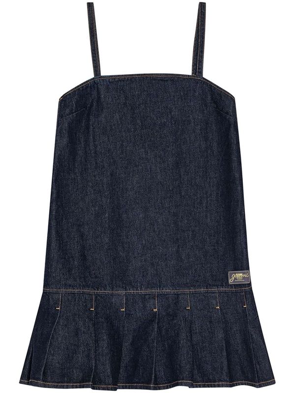 Back Logo
  Embroidery Denim Mini Dress