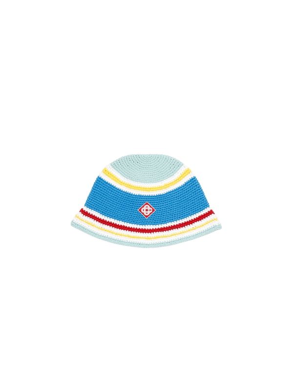 Logo Patch Crochet Bucket Hat