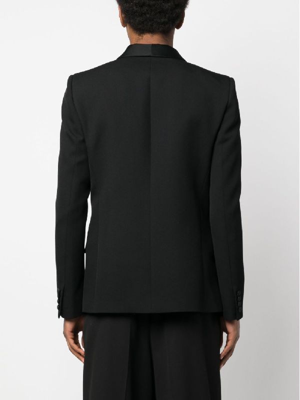 Black Single Breasted Wool
  Jacket