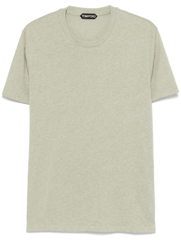 Tom Ford T-shirts and Polos Green Half Sleeve