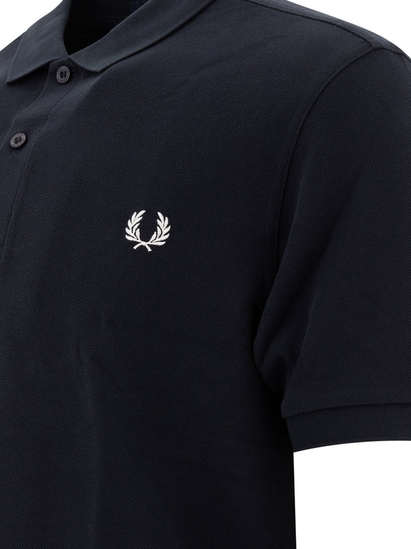 Fred Perry Back Logo Cotton Polo Shirt