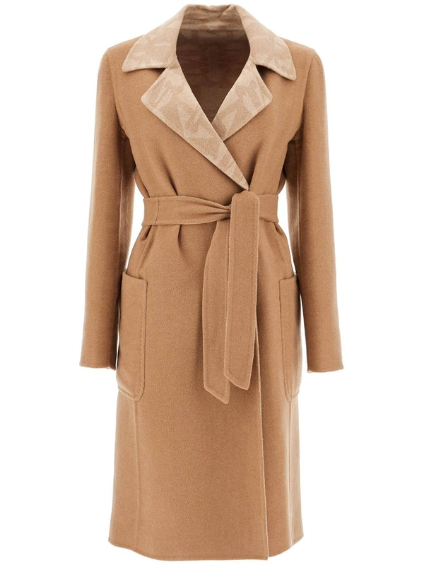 Abito Reversible Wrap Coat