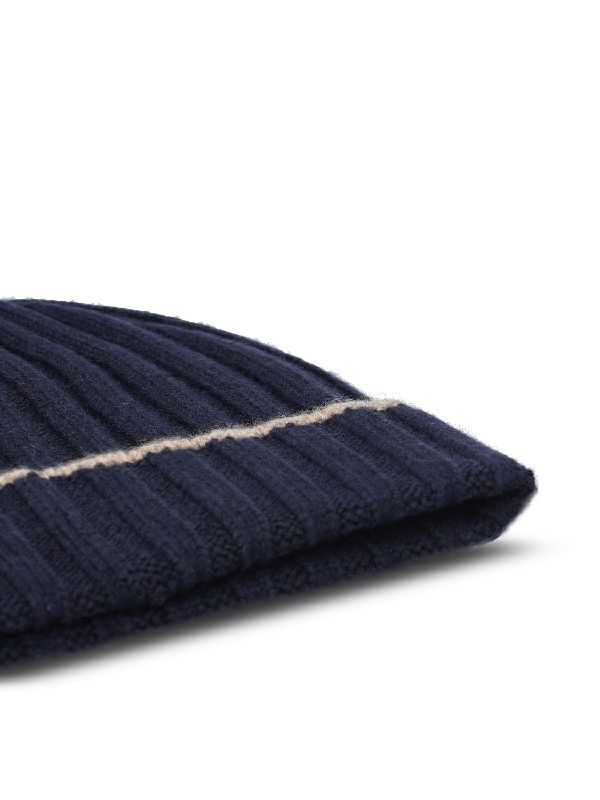 Cashmere Rib Beanie