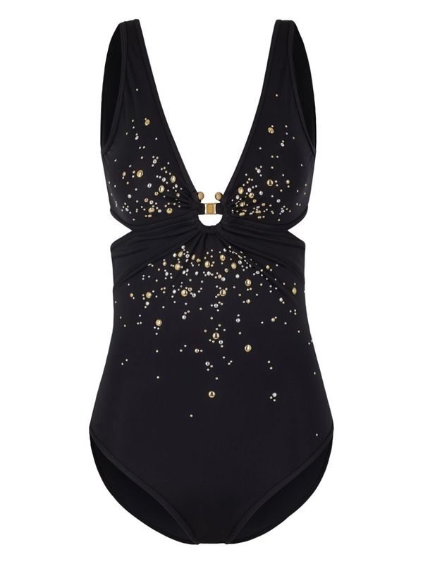 Stud Cutout
  Dress Swimsuit