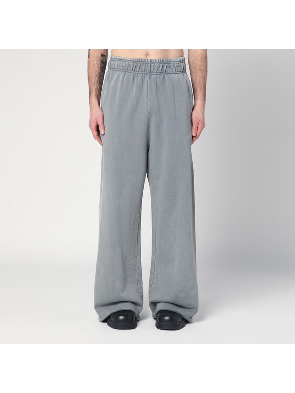 Banding Wide Cotton Pants