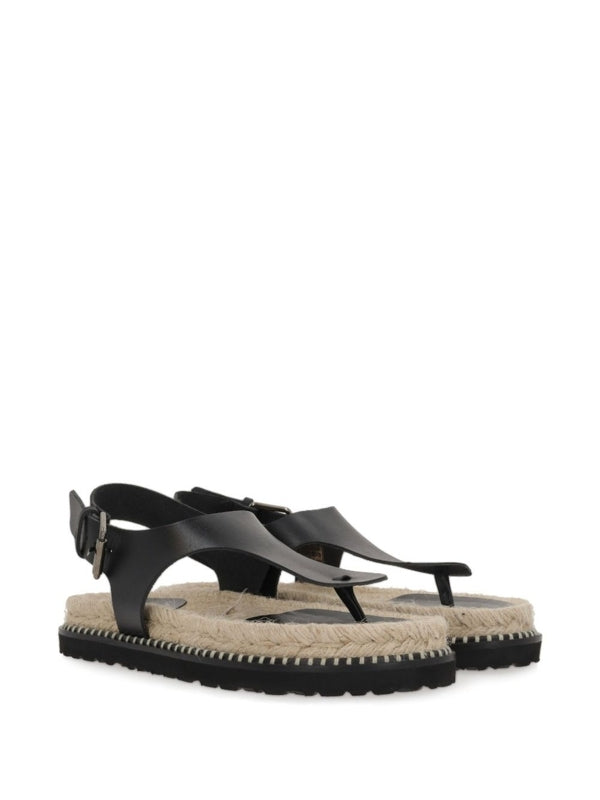 Castañer Black Flip Flops