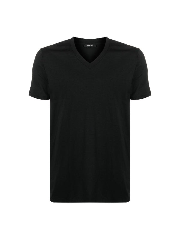 V-neck Cotton Blend
  T-shirt