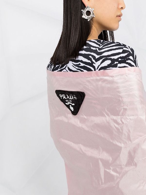 Back Triangle Logo Wrap Cape