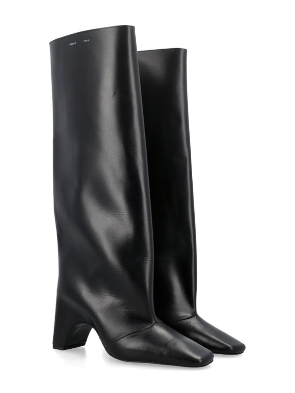 Bridge Leather High Boots