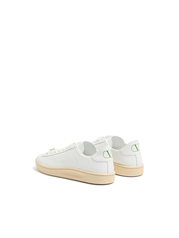 Valentino White Low Top Sneakers