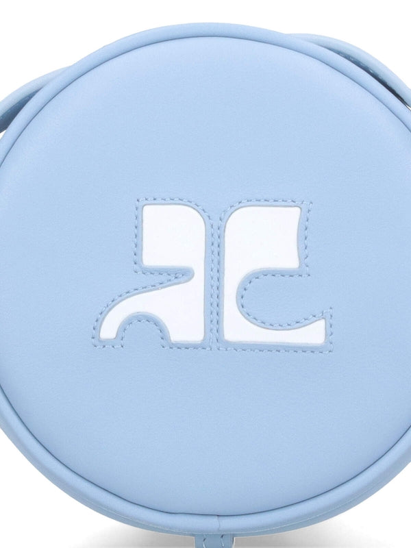 Courrèges - Re-Edition Logo Leather Shoulder Bag - Jente