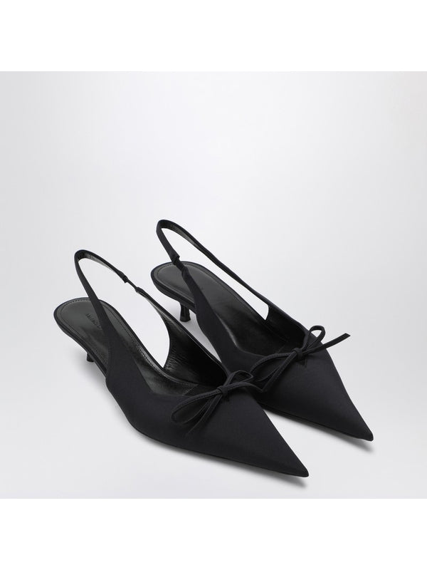 Bow Detail Slingback Heels