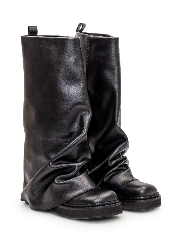 Robin Layered Combat Boots