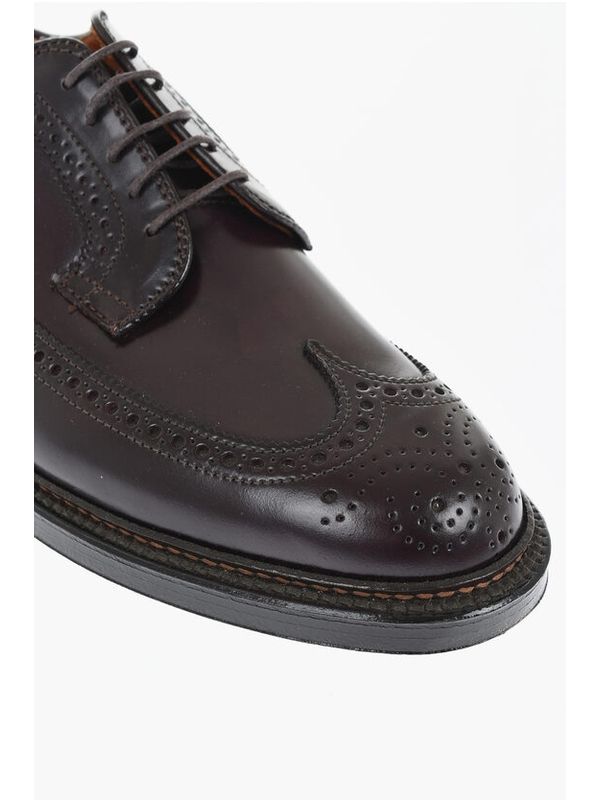 Wingtip Leather Lace-up Shoes