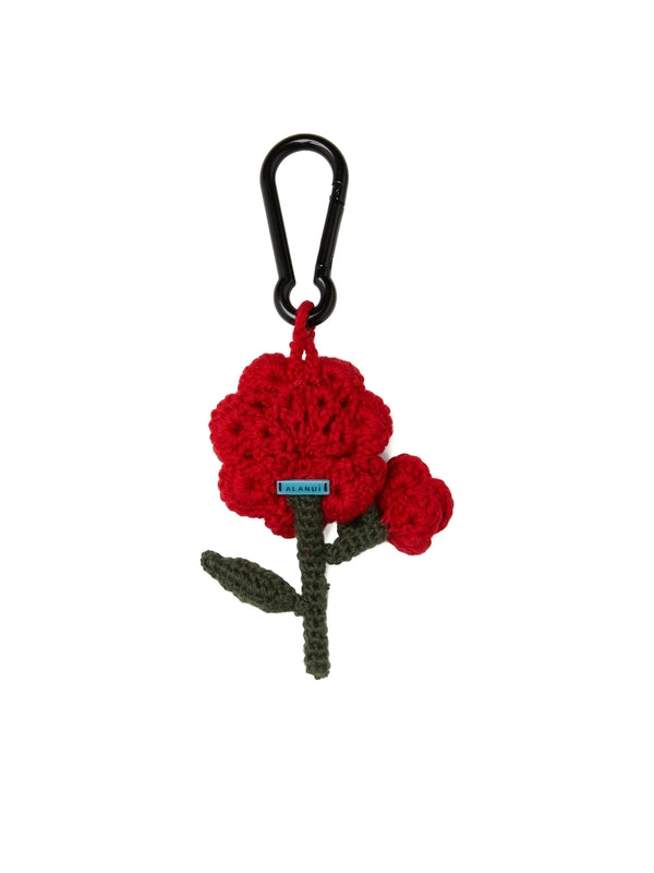 Alanui Brown Red Keyrings