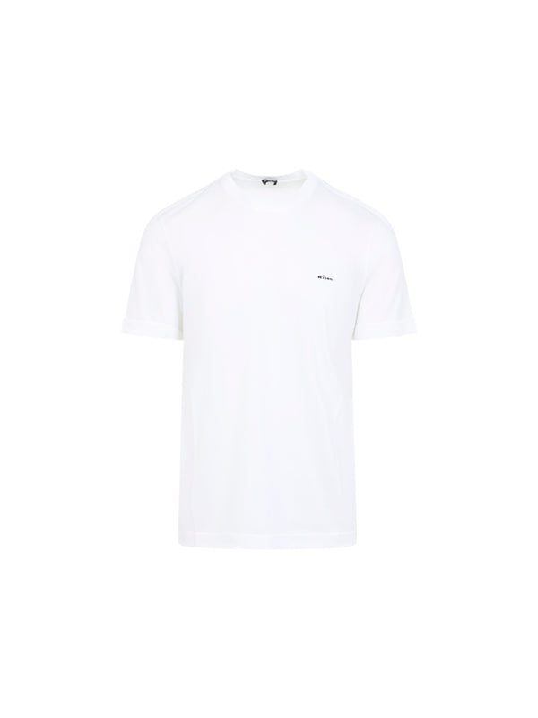 Kiton White Half Sleeve