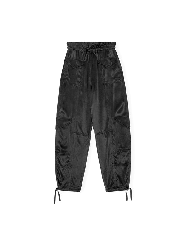 フリルウエストカーゴパンツ