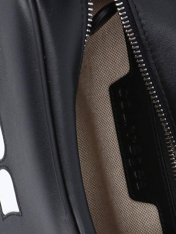 Courrèges - Reedition Logo Leather Shoulder Bag - Jente