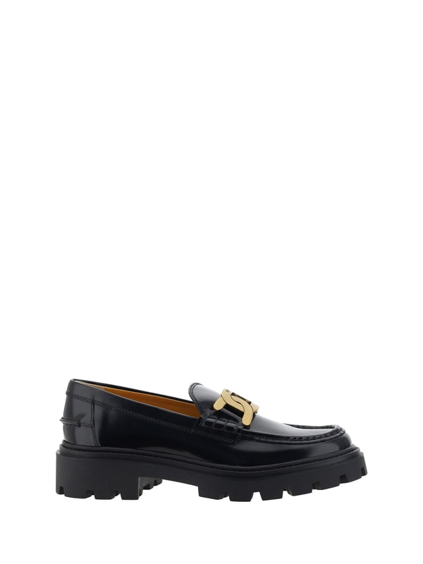 TOD'S - Chain Decor Leather Loafers - Jente