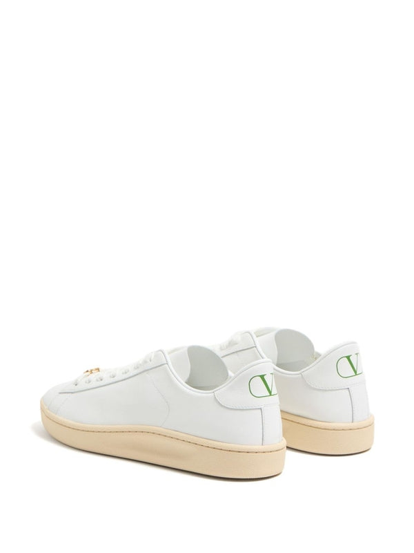Valentino White Low Top Sneakers