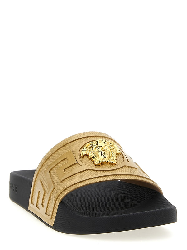 Versace Gold Slides