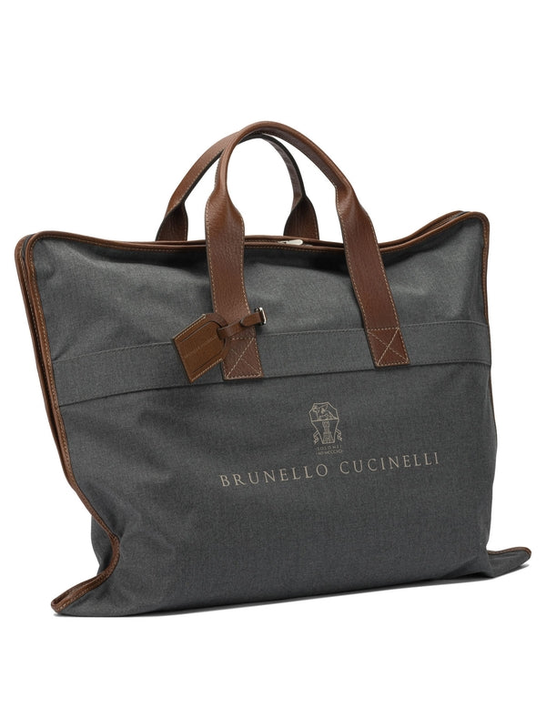 Brunello Cucinelli Grey Brief Case