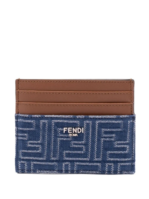 Fendi Blue Card Wallet
